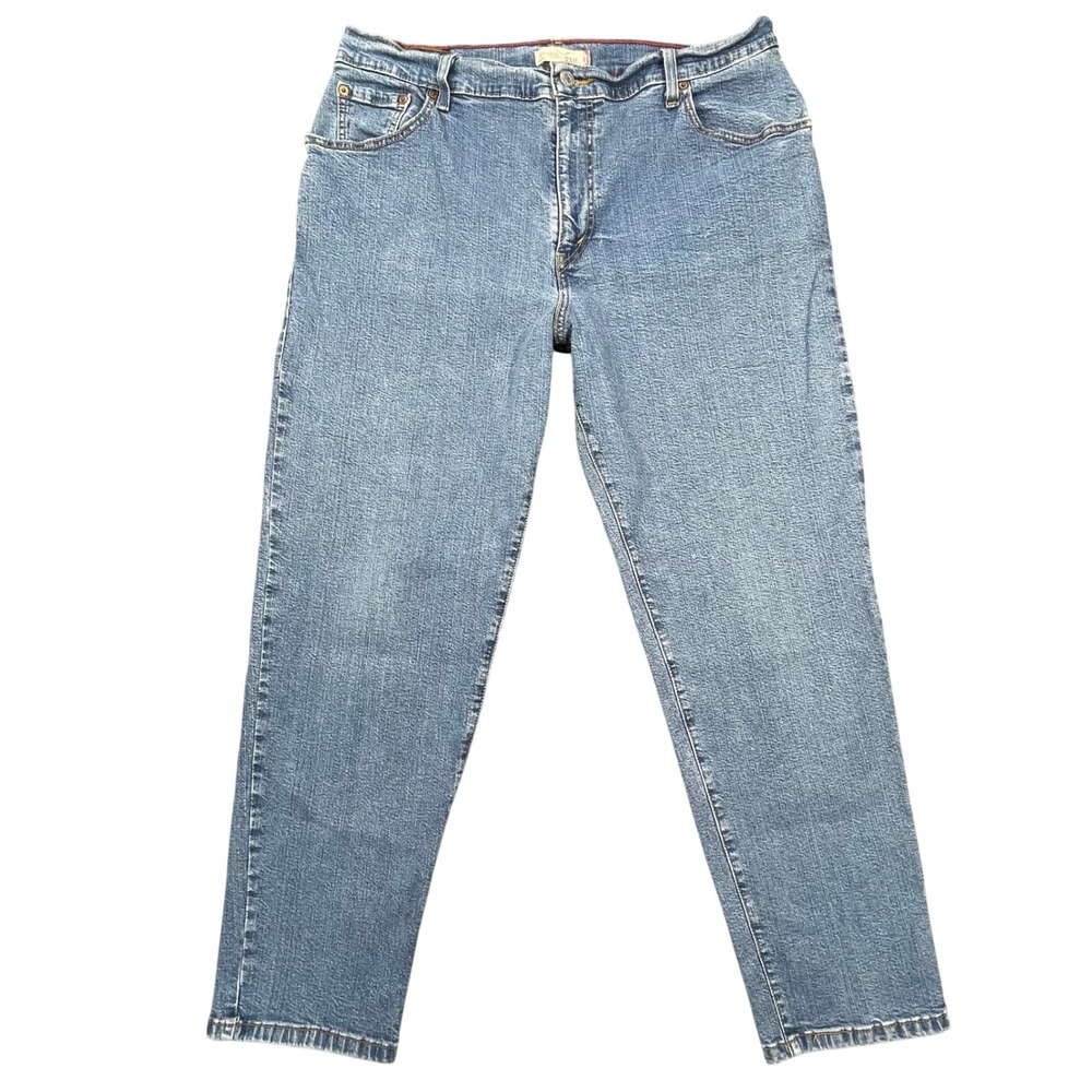 Vintage Y2K Levi's Blue 550 Relaxed Tapered Denim Jeans Women 16S